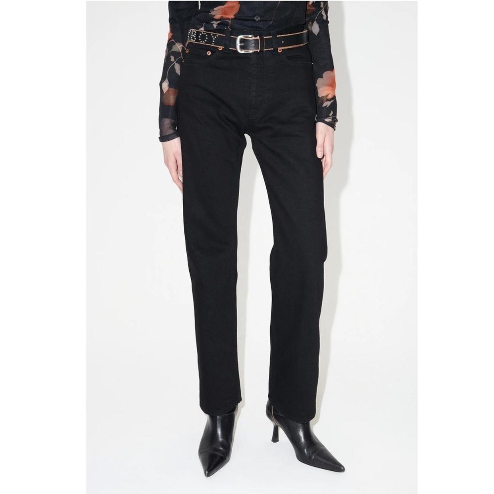 Our Legacy Women’s black straight jeans